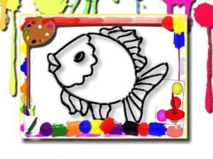 Aquatic Art Studio: Fish Coloring