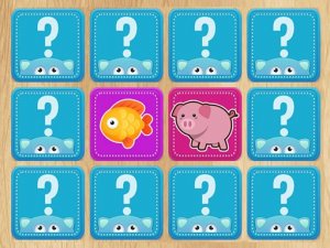 Find a Pair: Animals Online Memory Game