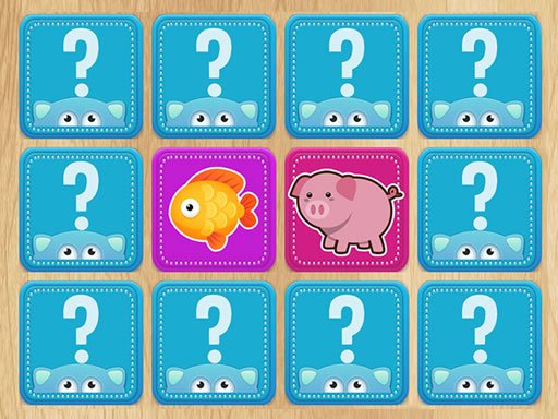 Animal Match Memory Challenge
