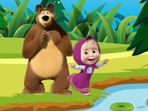 Masha Bear Jigsaw Puzzle Game