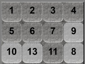 Classic Sliding Numbers Puzzle Game