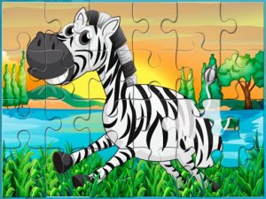Happy Animals Jigsaw Puzzle Online Game