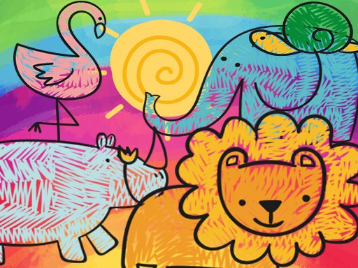 Animal Coloring Fun Game