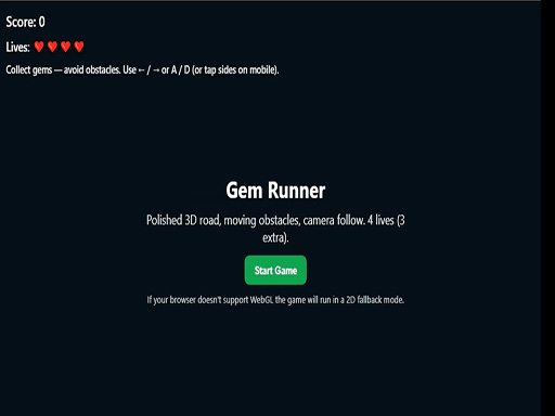 Gem Collector Dash