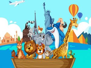 Crazy Friends Travel The World Online Puzzle Game
