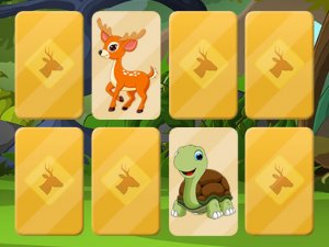 Wild Animals Memory Online Game