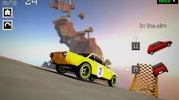 Slippery Descent By Car Driving Game