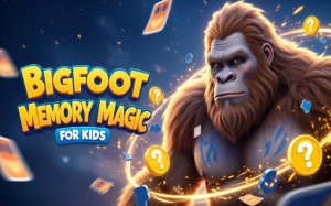 Bigfoot Memory Magic for Kids - Free Online Memory Puzzle Game