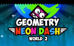 Geometry Neon Dash World 2 Online Rhythm Platformer Game