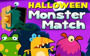 Halloween Monsters Match - Memory Card Game