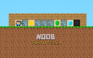 Noob Diamond Pickaxe: Element Quest Online Puzzle Game