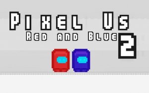 Pixel Us Red and Blue 2: Alien Flag Chase Online Game
