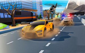 Police Car Chase ZigZag Escape 3D Driving Game Online
