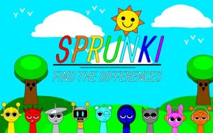 Sprunki Find The Differences Online Puzzle Game