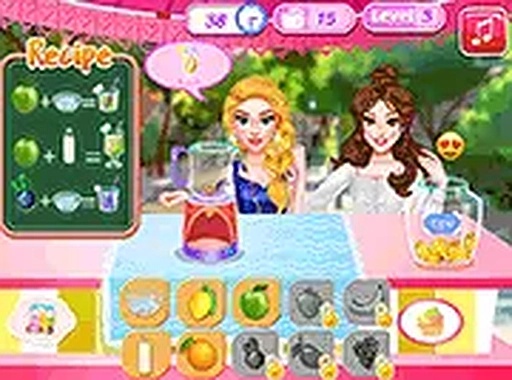 Fresh Juice Bar Cooking Game
