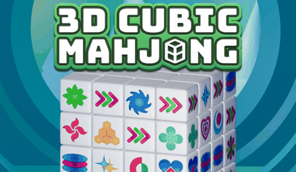 3D Mahjong Cube Puzzle