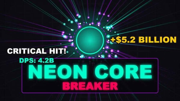 Neon Core Breaker Idle Puzzle Game