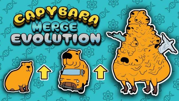 Capybara Merge Evolution Online Game