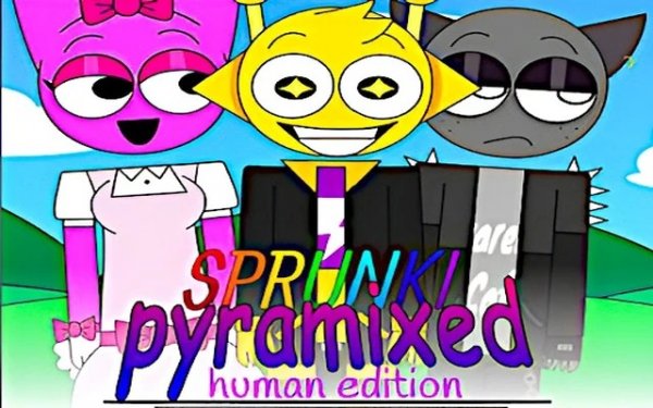 Sprunki Pyramixed Human Edition Music Mixing Game