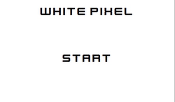 White Pixel Dodge Game
